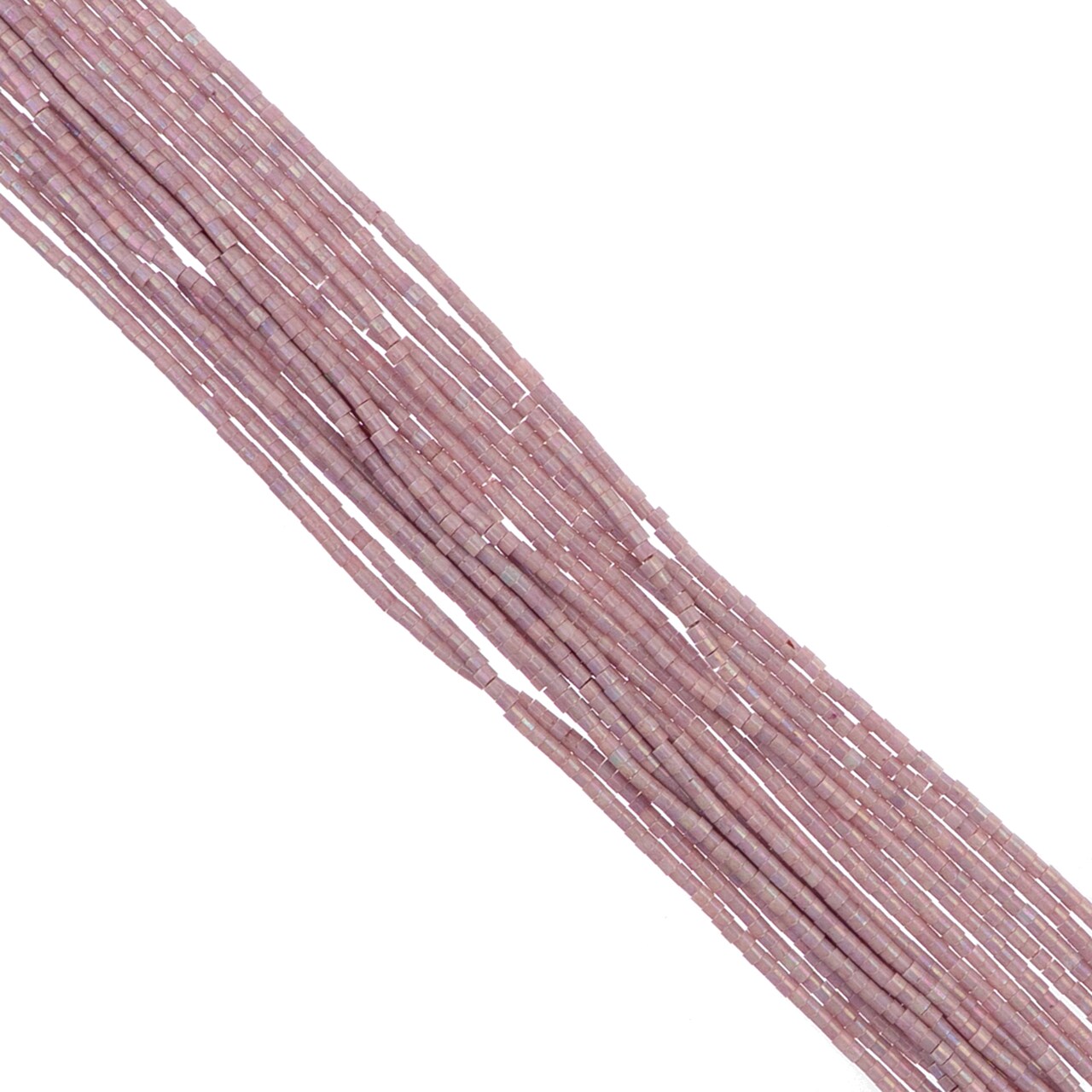 John Bead Opaque Finish Cylin Beads 11/0 Glass Cylindrical Seed Beads, 23g